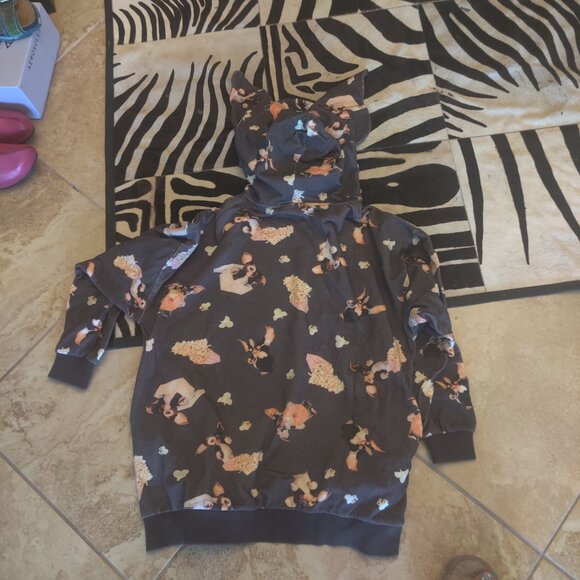 Candystripper Gremlins collection hoodie with ears OS New oversized - Picture 2 of 6